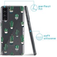 imoshion Coque Design Samsung Galaxy S21 FE - Allover Cactus