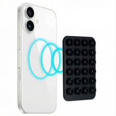 Selencia Support de téléphone à ventouses MagSafe - Noir