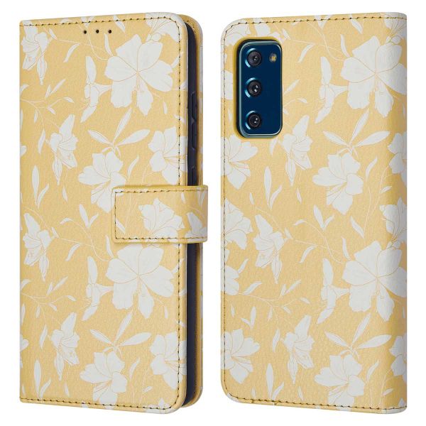 imoshion ﻿Étui de téléphone portefeuille Design Samsung Galaxy S20 FE - Yellow Flowers