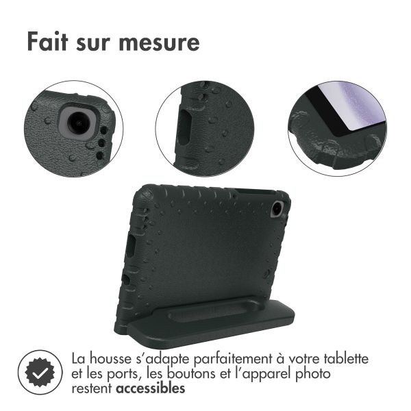 imoshion Coque kidsproof avec poignée Samsung Galaxy Tab A9 8.7 pouces - Noir