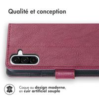 imoshion Étui de télephone portefeuille Samsung Galaxy A36 - Bordeaux