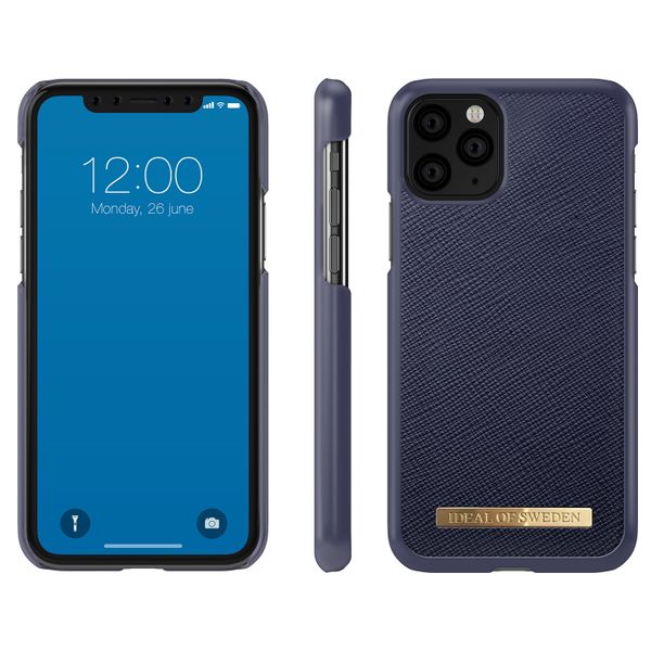 iDeal of Sweden Coque Saffiano iPhone 11 Pro - Bleu