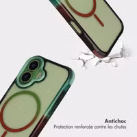 Selencia Coque arrière MagSafe Gradient Apple iPhone 17 - Vert / Brun