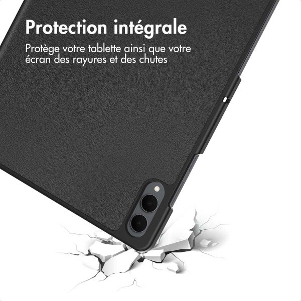 imoshion Coque tablette Trifold Samsung Galaxy Tab S11 Ultra - Noir