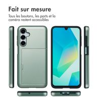 imoshion Coque arrière avec porte-cartes Samsung Galaxy A16 - Vert