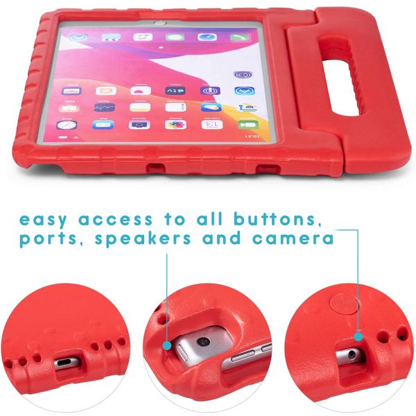 imoshion Coque kidsproof avec poignée iPad 6 (2018) 9.7 pouces / iPad 5 (2017) 9.7 pouces - Rouge