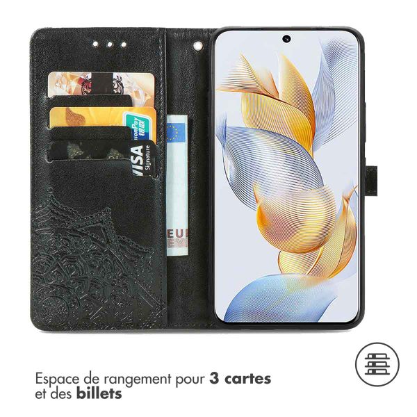 imoshion Etui de télephone Mandala Honor 90 - Noir