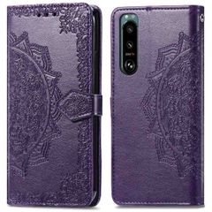 imoshion Etui de téléphone portefeuille Mandala Sony Xperia 5 IV - Violet