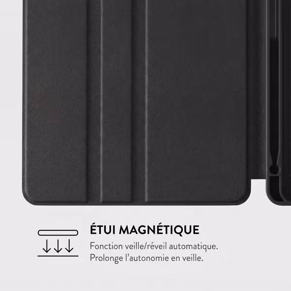 Burga Coque tablette Apple iPad 11 (2025) 11 pouces A16 / iPad 10 (2022) 10.9 pouces - Nera