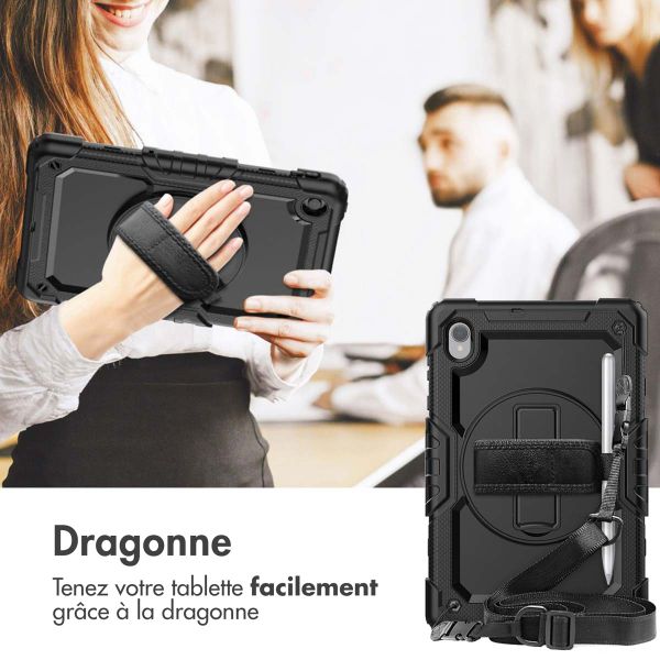 imoshion Coque tablette avec dragonne et bandoulière Lenovo M10 Plus / M10 FHD Plus - Noir