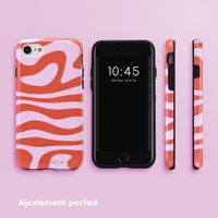 Selencia Coque arrière Vivid Apple iPhone SE (2022 / 2020) / 8 / 7 / 6(s) - Dream Swirl Pink
