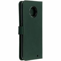 Selencia Étui de téléphone portefeuille en cuir véritable Motorola Moto G6 Plus