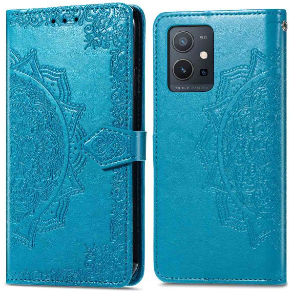 imoshion Etui de téléphone portefeuille Mandala Oppo A77 - Turquoise