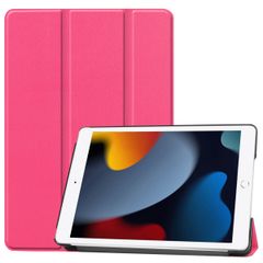 imoshion Coque tablette Design Trifold iPad 9 (2021) 10.2 pouces / iPad 8 (2020) 10.2 pouces / iPad 7 (2019) 10.2 pouces - Dusty Rose