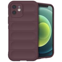 imoshion Coque arrière EasyGrip iPhone 12 - Aubergine