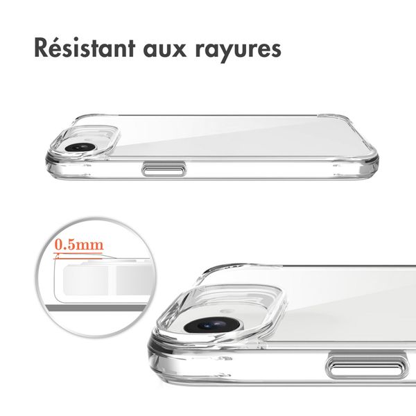 imoshion Coque Rugged Air Apple iPhone 17e / 16e - Transparent