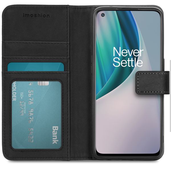 imoshion Étui de télephone portefeuille OnePlus Nord N100 - Noir