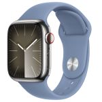 Apple Sport Band Apple Watch Series 1 á 9 / SE (38/40/41 mm) | Series 10 (42 mm) - Taille M/L - Winter Blue