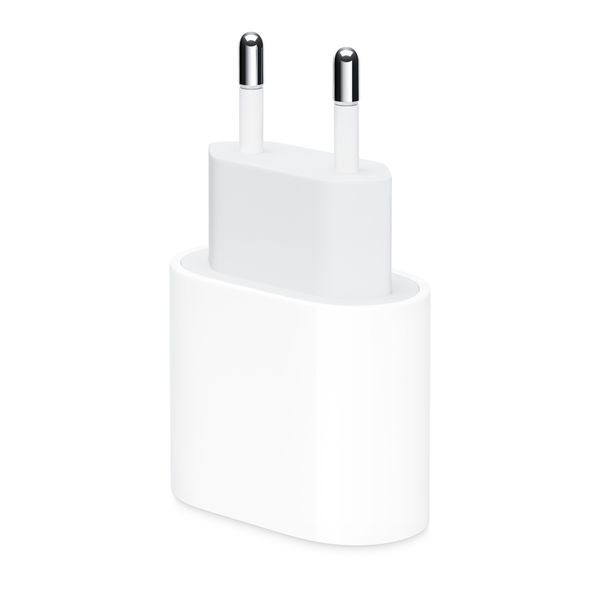 Apple Adaptateur secteur USB-C 20 W - Type C / F - Blanc