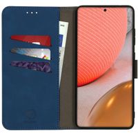 imoshion Etui de télephone luxe 2-en-1 amovible Samsung Galaxy A72 - Bleu foncé