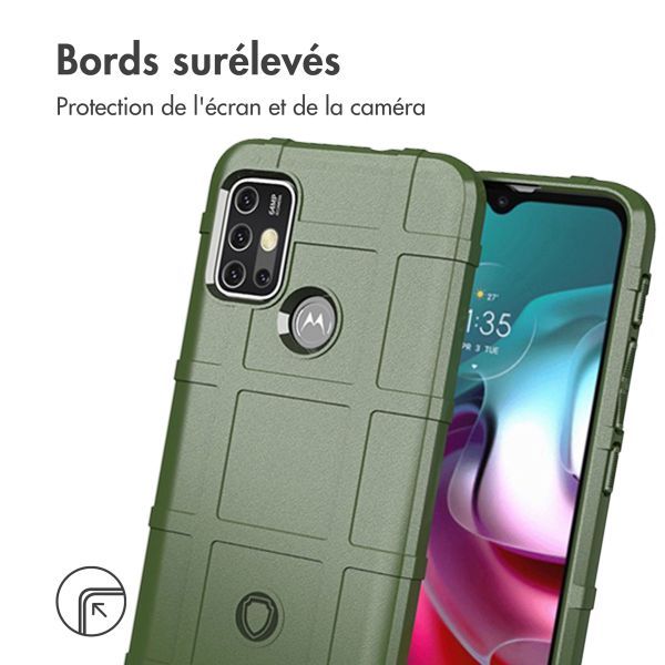 imoshion Coque Rugged Shield Motorola Moto G30 / G20 / G10 (Power) - Vert foncé