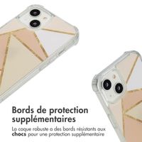imoshion Coque Design avec cordon Apple iPhone 14 - Beige Graphic