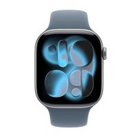 Apple Bracelet Sport Apple Watch Series 1 t/m 11 / SE / Ultra (44/45/46/49 mm) - Taille S/M - Anchor Blue