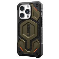 UAG Coque arrière Monarch Pro iPhone 15 Pro - Kevlar Element Green