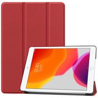 imoshion Coque tablette Trifold Apple iPad 9 (2021) 10.2 pouces / iPad 8 (2020) 10.2 pouces / iPad 7 (2019) 10.2 pouces - Rouge