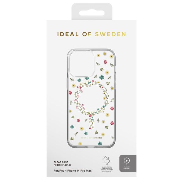 iDeal of Sweden Coque Clear MagSafe Apple iPhone 14 Pro Max - Petite Floral