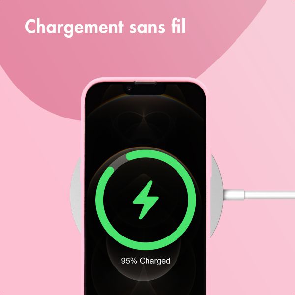 imoshion Coque Couleur Apple iPhone 12 (Pro) - Bubblegum Pink