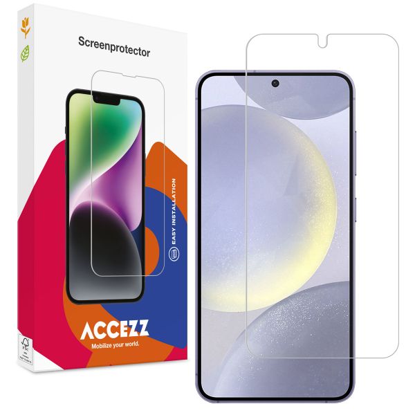 Accezz Protection d'écran en verre trempé Samsung Galaxy S24 Plus / S25 Plus - Transparent