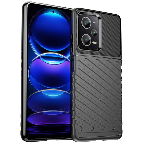 imoshion Coque Arrière Thunder Xiaomi Poco X5 Pro 5G - Noir