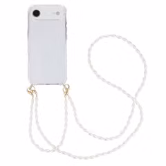 imoshion Coque avec dragonne + bracelet - Perles Apple iPhone Air - Transparent