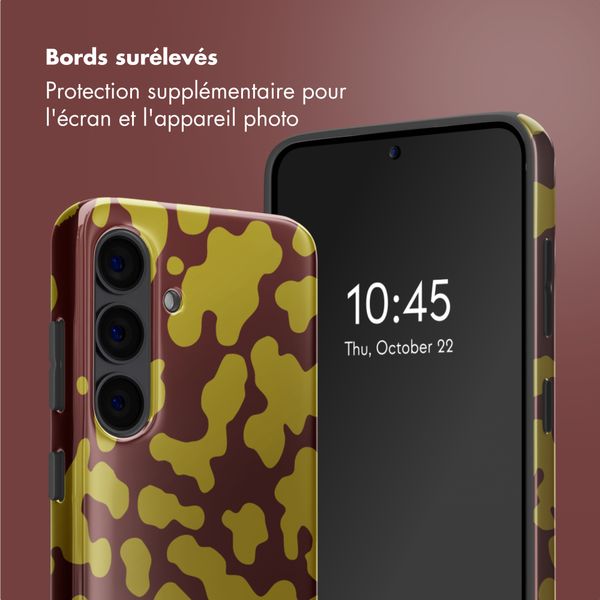 Selencia Coque arrière Vivid Samsung Galaxy S24 - Moo'd Olive Dust