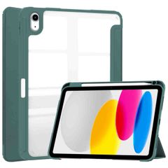 imoshion Coque tablette rigide Trifold iPad 11 (2025) 11 pouces / iPad 10 (2022) 10.9 pouces - Vert