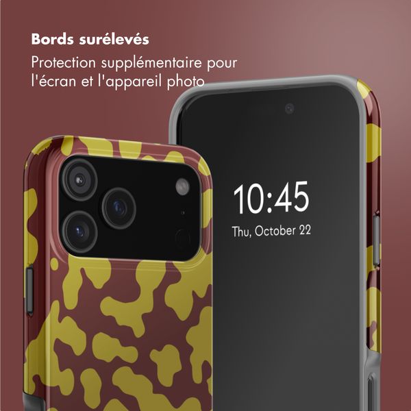 Selencia Coque arrière Vivid avec MagSafe Apple iPhone 17 Pro - Moo'd Olive Dust