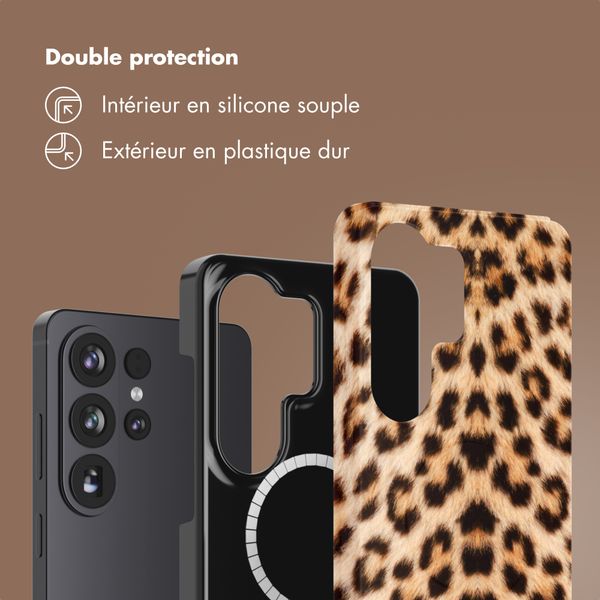 Selencia Coque arrière Vivid avec MagSafe Samsung Galaxy S26 Ultra - Wild Leo