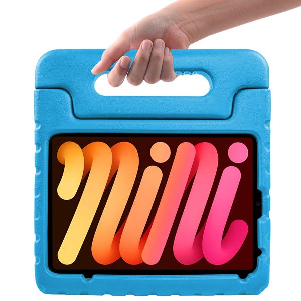 imoshion Coque kidsproof avec poignée iPad Mini 7 (2024) / iPad Mini 6 (2021) - Bleu