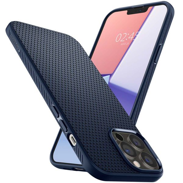 Spigen Coque Liquid Air™ iPhone 13 Pro - Bleu