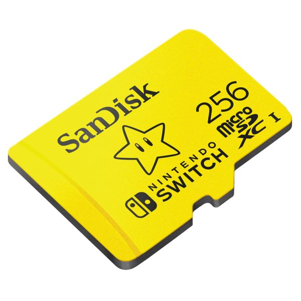 SanDisk microSD Nintendo Switch - 256GB - Star