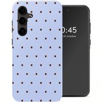 Selencia Coque arrière Vivid Samsung Galaxy S24 FE - Happy Dots Digital Sky