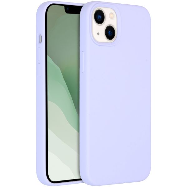 Accezz Coque Liquid Silicone iPhone 14 Plus - Violet