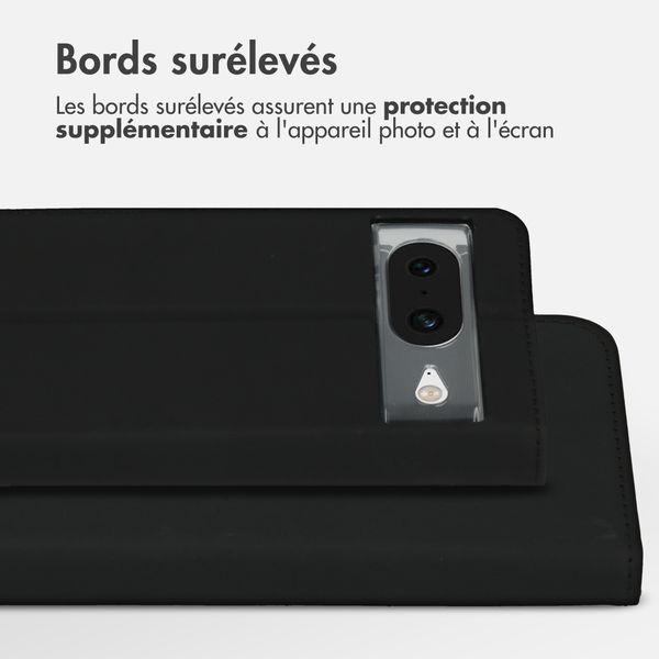 Accezz Étui de téléphone portefeuille Wallet Google Pixel 8 - Noir 