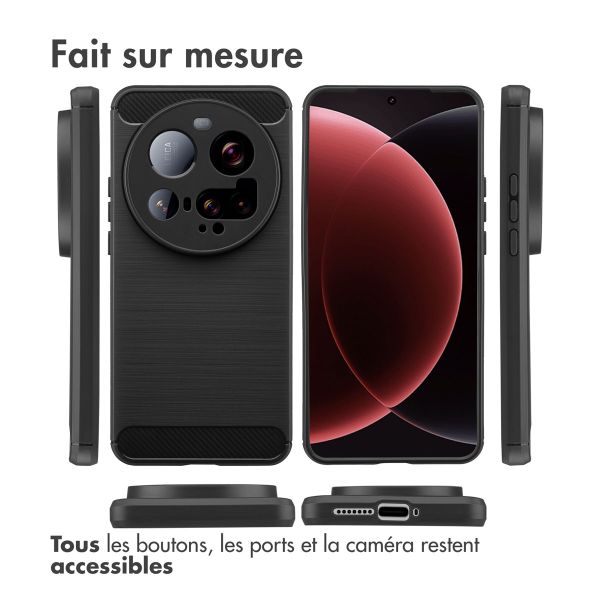 imoshion Coque Brushed Xiaomi 15 Ultra - Noir