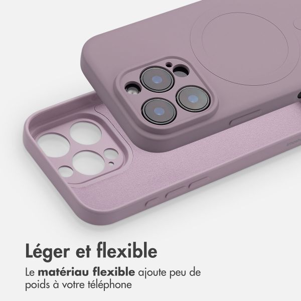 imoshion Coque Couleur avec MagSafe iPhone 16 Pro Max - Violet