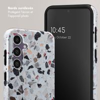 Selencia Coque arrière Vivid Samsung Galaxy S23 FE - Chic Terazzo