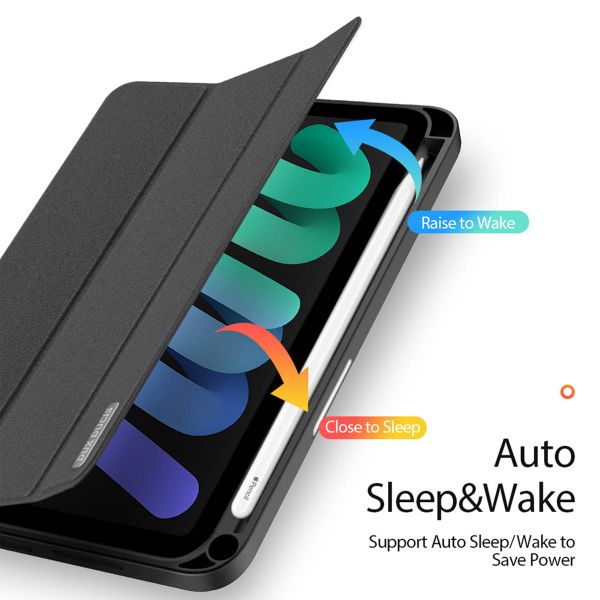 Dux Ducis Coque tablette Domo Apple iPad Mini 7 (2024) / iPad Mini 6 (2021) - Noir
