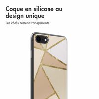 imoshion Coque design pour iPhone SE (2022 / 2020) / 8 / 7 - Graphic Beige