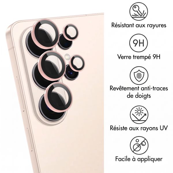 imoshion Lot de 2 protections d'objectif de caméra Samsung Galaxy S26 Ultra - Pink Gold